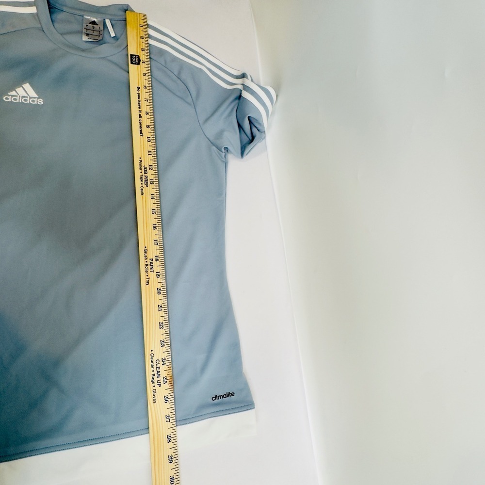 Adidas ClimaLite Athletic T-Shirt Jersey Activewear‎ Number 15 Gray - Picture 10 of 13